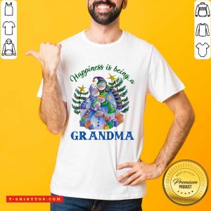 Premium Happiness Is Being A Grandma Shirt