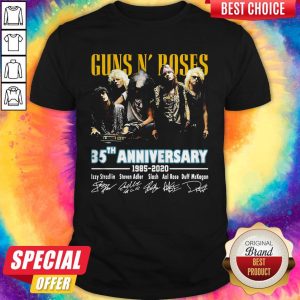 Guns N’ Poses 35th Anniversary 1985 2020 Signatures Shirt