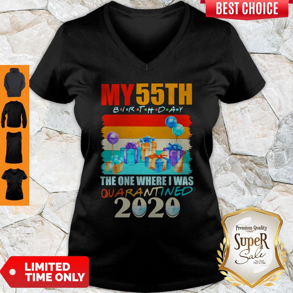 My 55th Birthday The One Where I Was Quarantined 2020 Mask Shirt