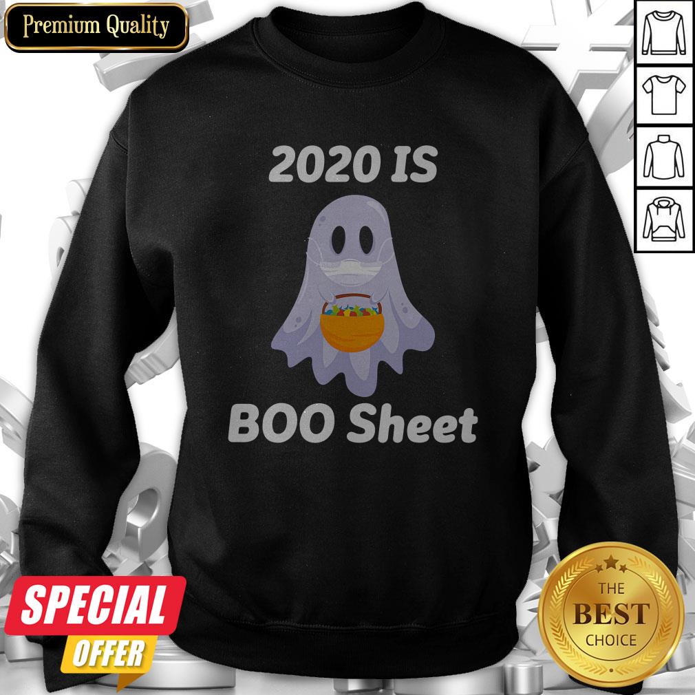 2020 Is Boo Sheet Costume Halloween Ghost In Mask Shirt