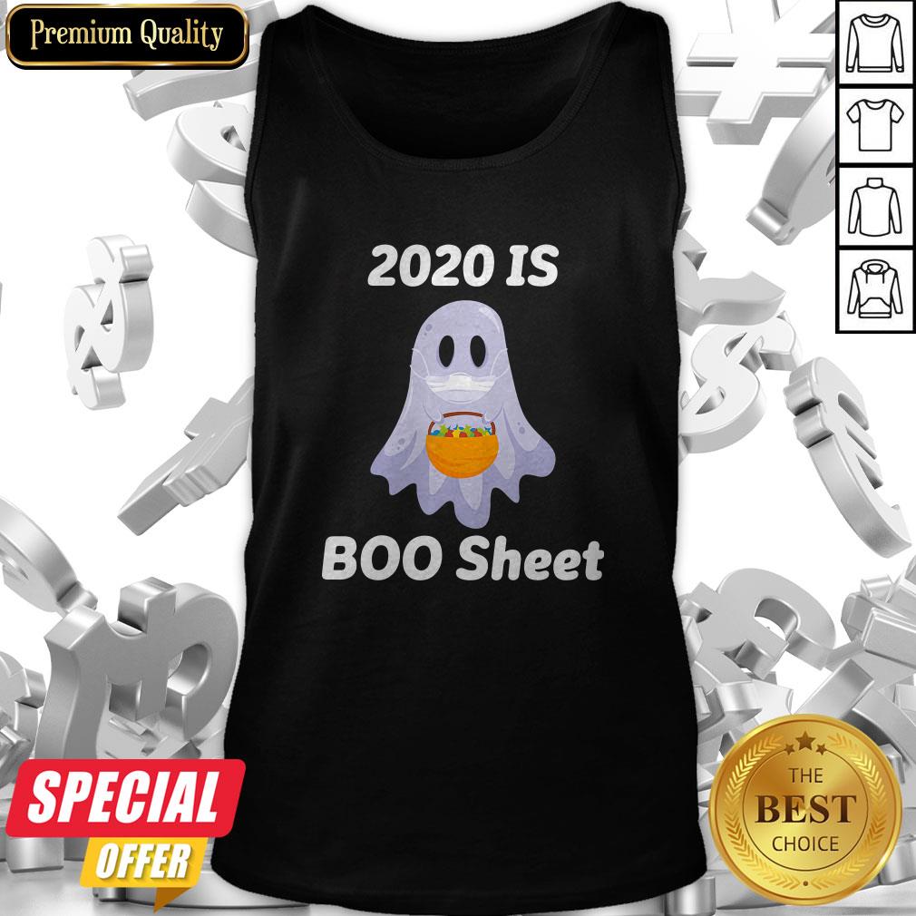 2020 Is Boo Sheet Costume Halloween Ghost In Mask Shirt