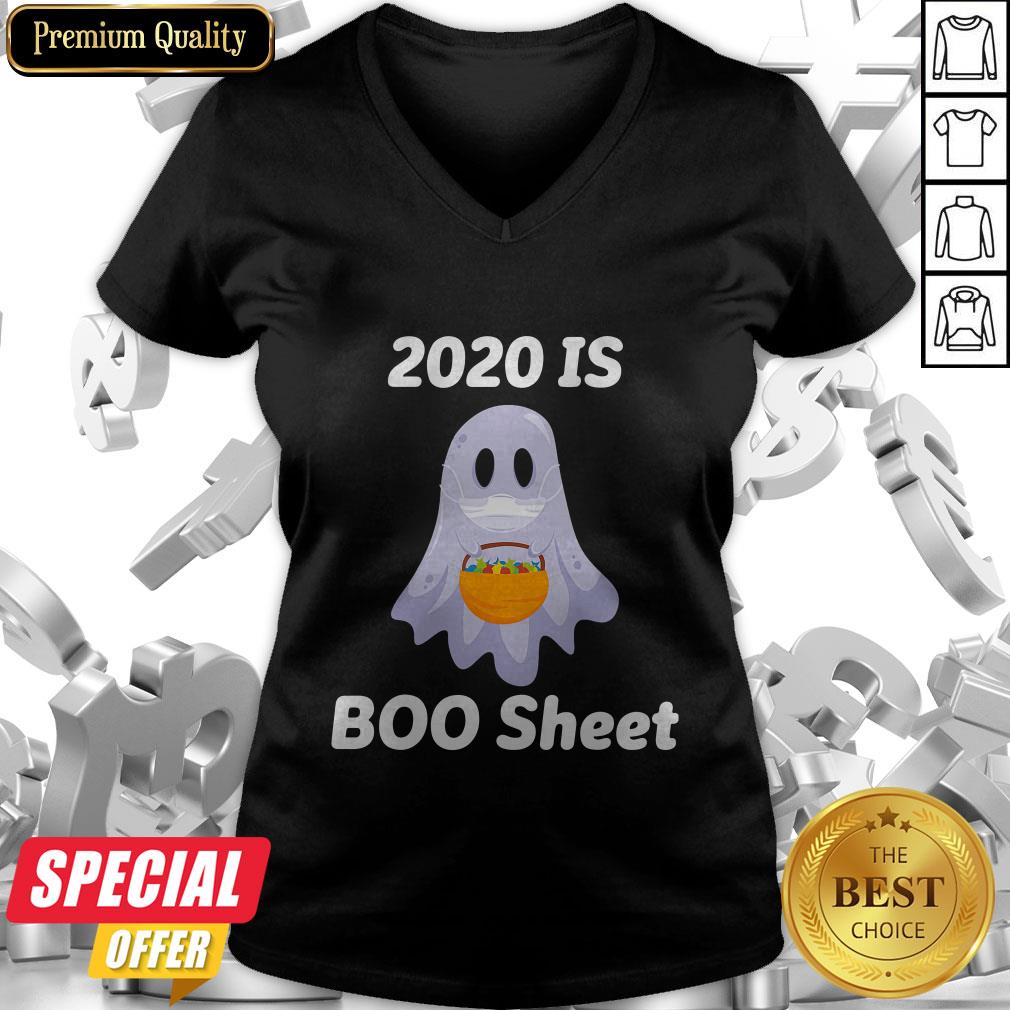 2020 Is Boo Sheet Costume Halloween Ghost In Mask Shirt