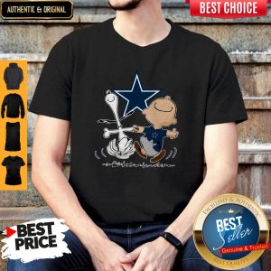 Premium Snoopy And Charlie Brown Dallas Cowboys Shirt