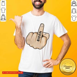 Top Middle Finger Fuck Biden Shirt