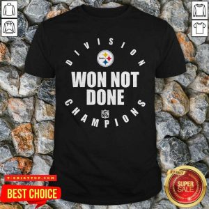 Top Steelers Afc North Champs We Not Done Shirt