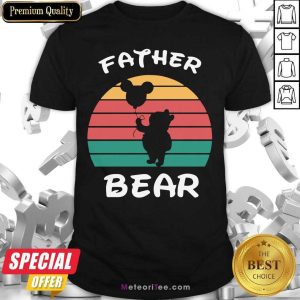 Premium Father Bear Disney Vintage Retro Shirt