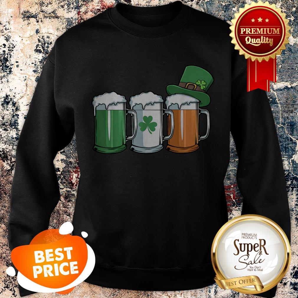 Nice Irish Beer Ireland Flag St Patricks Day Tee Men Women Gift T-shirt