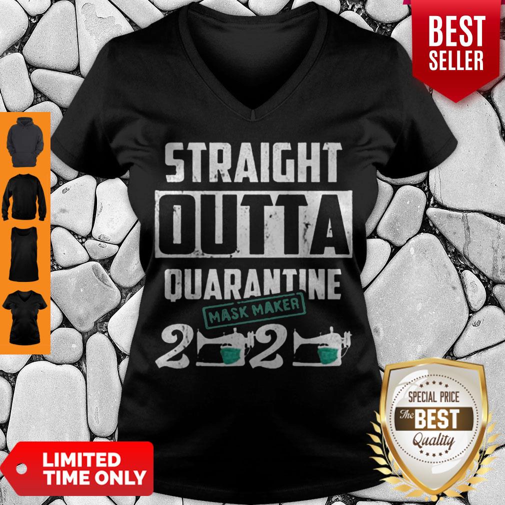 Premium Straight Outta Quarantine Mask Maker 2020 Shirt