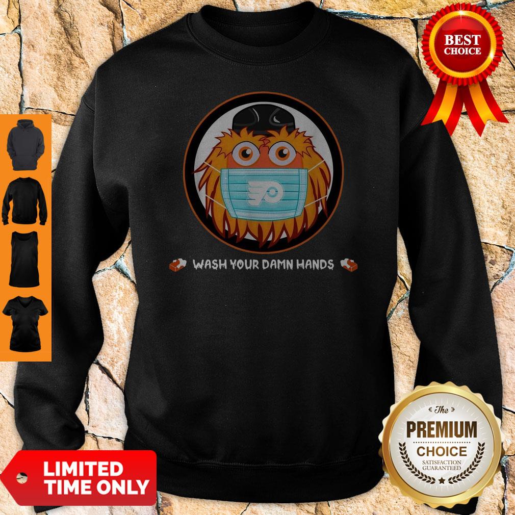 Gritty Philadelphia Flyers Wash Your Damn Hands Shirt