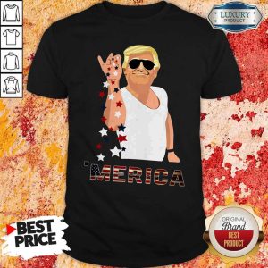 Premium Donald Trump Salt Bae Merica Shirt