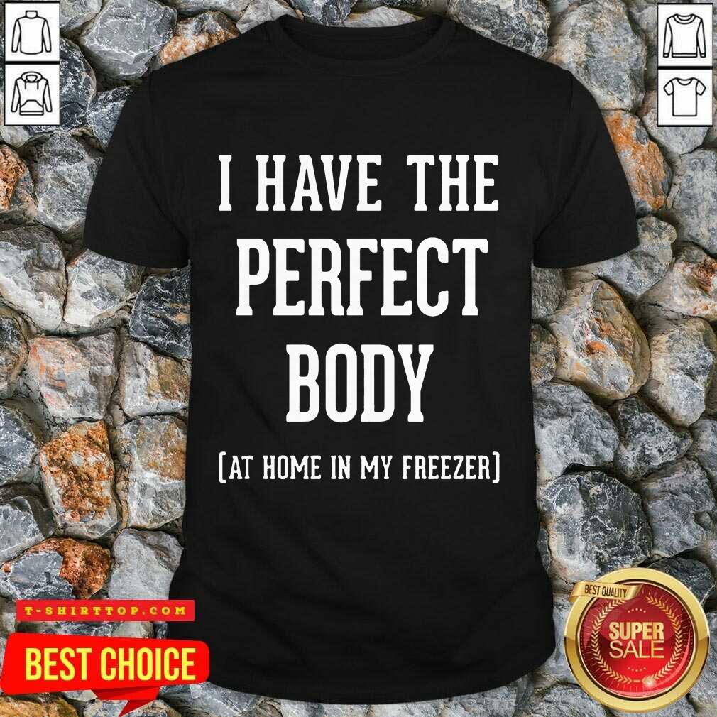 Nice I Have The Perfect Body At Home In My Freezer Shirt