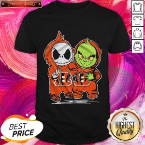 Great Baby Skeleton And Baby Grinch Bengals Baseball Shirt