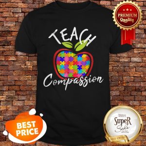 Nice Autism Awareness Teach Compassion Shirt