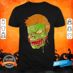 Halloween Angry Zombie Face Shirt
