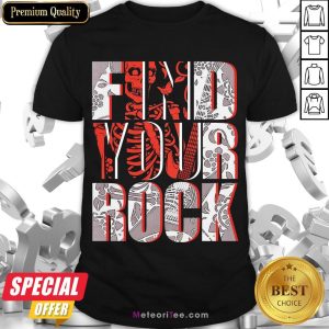 Good Find Your Rock Skeleton Halloween Shirt