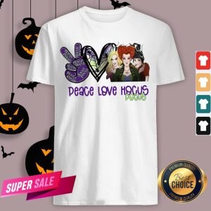Funny Peace Love Hocus Pocus Shirt