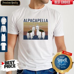 Top Llama Alpacapella Music Teacher Strong Vintage Shirt