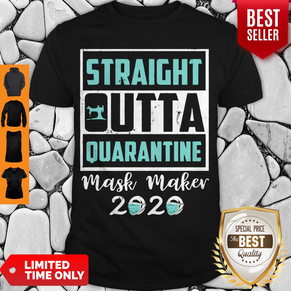 Awesome Straight Outta Quarantine Mask Maker 2020 Unisex Shirt