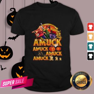 Halloween Witch Amuck Pumpkin Shirt