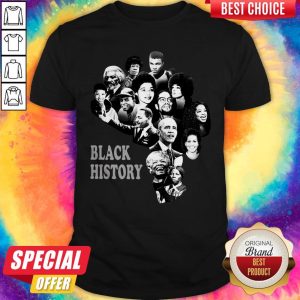 Black History Month Famous Characters shirt