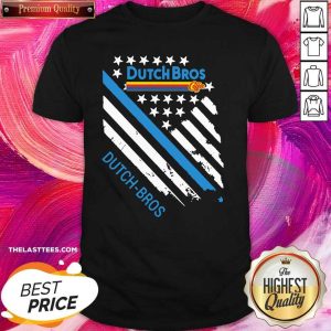 Official Dutch Bros Coffee American Flag Shirt