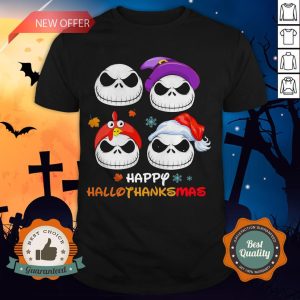 Jack Skellington Happy Hallothanksmas Shirt