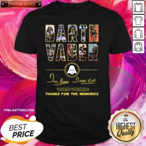 Great Darth Vader David Prowse Thank For The Memories Signatures Shirt
