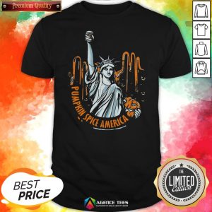 Top Pumpkin Spice Of America Pumpkin Halloween Evil Shirt