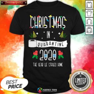 Nice Christmas In Quarantine 2020 The Year We Stayed Home Shirt