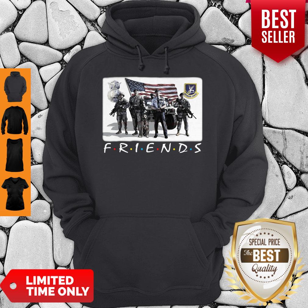 Official Usaf Security Force Friends Veteran Shirt