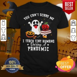 Happy You Can’t Scare Me I Teach Tiny Humans During A Pandemic Shirt