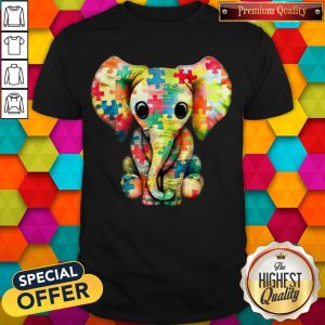 Elephant Autism world Autism Awareness Day Gift Shirt