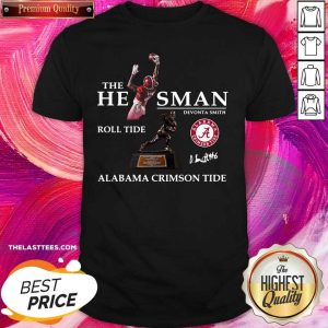 Pretty The He Man Devonta Smith Roll Tide Alabama Crimson Tide Signature Shirt