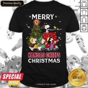 Original The Peanuts Merry Kansas Chiefs Christmas Shirt