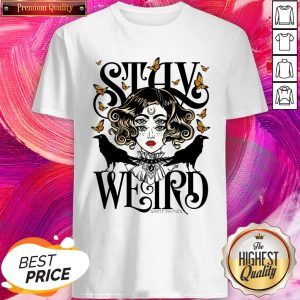 Rose And The Ravens Stay Weird Colour Day Dead Halloween Shirt