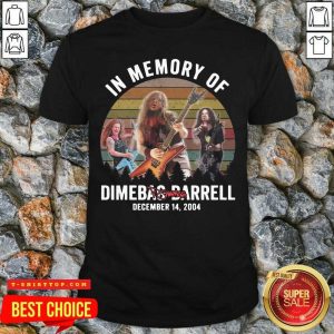 In Memory Of Dimebag Darrell December 14 2004 Vintage Signature Shirt