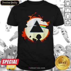 Nice Snoopy And Friends Watch The Moon Pink Floyd Shirt