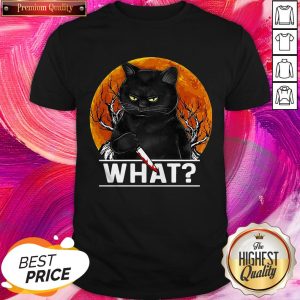 Fantastic Michael Myers Black Cat Halloween What Shirt