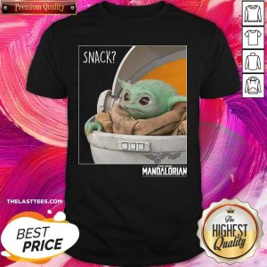 Official Snack Baby Yoda The Mandalorian Star Wars Shirt