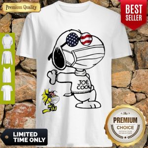 CUTE SNOOPY AND WOODSTOCK GLASSES AMERICA JOE COOL SHIRT