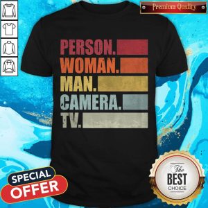 Donald Trump’s Crazy Cognitive Test Word Association T-Shirt Person. Woman. Man. Camera. TV Shirt