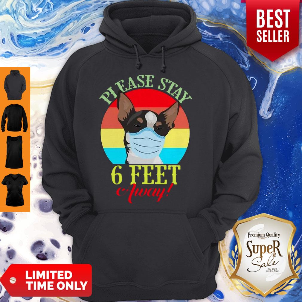 Good Chihuahua Please Stay 6 Feet Away Vintage Coronavirus Shirt
