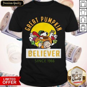 The Peanut Great Pumpkin Believer Since 1966 Shirt