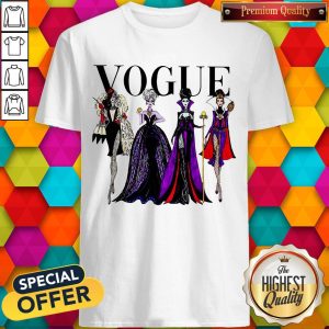 Funny Vogue Disney Villains Evil Divas Paco Chicano Shirt
