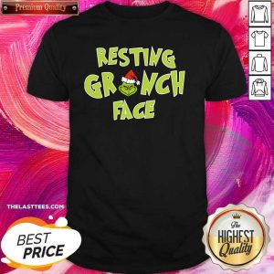 Happy The Grinch Santa Resting Grinch Face Shirt