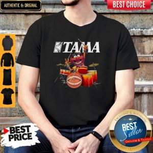 Pretty Muppets Animal Playing Drum Kits Tama Drums Shirt
