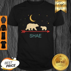 Awesome Shae Name Gift Personalized Mama Bear With 1 Cub Shirt