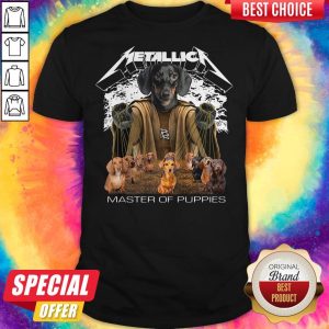Top Daschund Metallica Shirt
