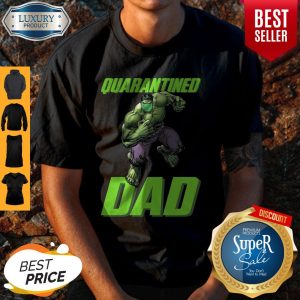 Premium Marvel Super Hulk Face Mask Quarantined Dad Shirt