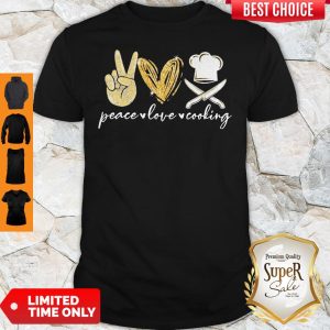 Official Peace Love Cooking Diamond Shirt
